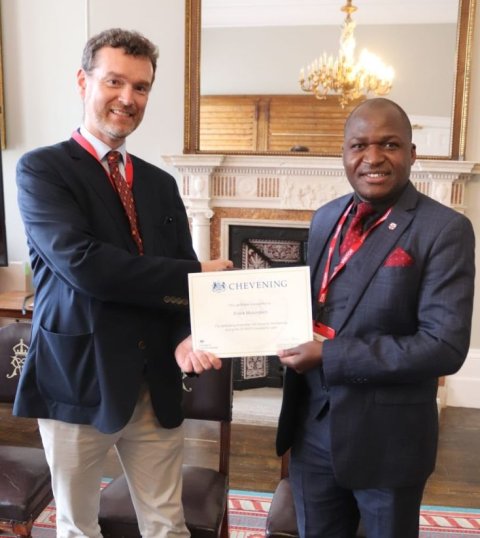 Enock (right) is one of our Student Ambassadors. Enock (right) is one of our Student Ambassadors.